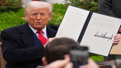 One Big Beautiful Law: વન બિગ બ્યૂટીફૂલ બની ગયો કાયદો, પિકનિક મનાવતા સમયે ટ્રમ્પે બિલ પર કર્યા હસ્તાક્ષર