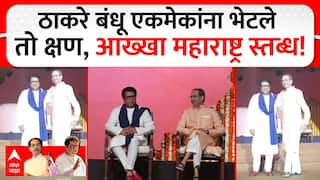 Raj Thackeray, Uddhav Thackeray : ठाकरे बंधू एकमेकांना भेटले  तो क्षण, आख्खा महाराष्ट्र स्तब्ध!