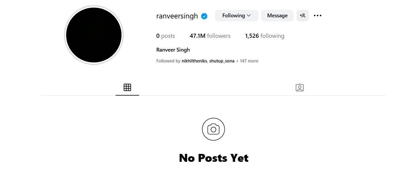 Ranveer Singh Birthday: बर्थडे से एक दिन पहले इंस्टाग्राम से गायब हुए रणवीर सिंह, डिलीट की सभी पोस्ट, परेशान हुए फैंस