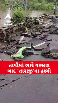 Tapi Rains: તાપીમાં ભારે વરસાદ બાદ 