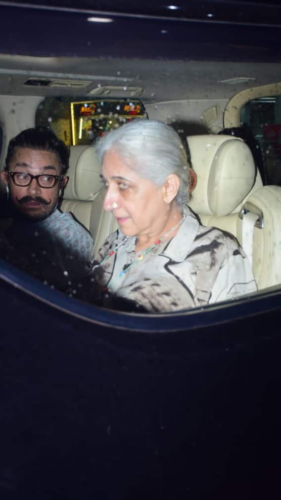 बहन निखत खान संग एयरपोर्ट पर स्पॉट हुए आमिर