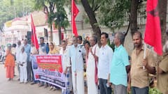 பாலஸ்தீனத்திலிருந்து இஸ்ரேல் வெளியேறணும்...  தஞ்சையில் மக்கள் அதிகாரம் ஆர்ப்பாட்டம்