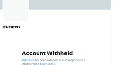 No Legal Requirement Made To Withhold Reuters’ X Account In India: Govt