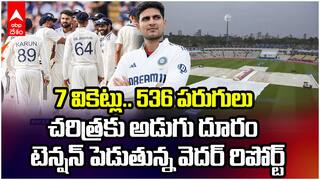 India vs England Test Match Highlights | టెన్షన్ పెడుతున్న వెదర్ రిపోర్ట్
