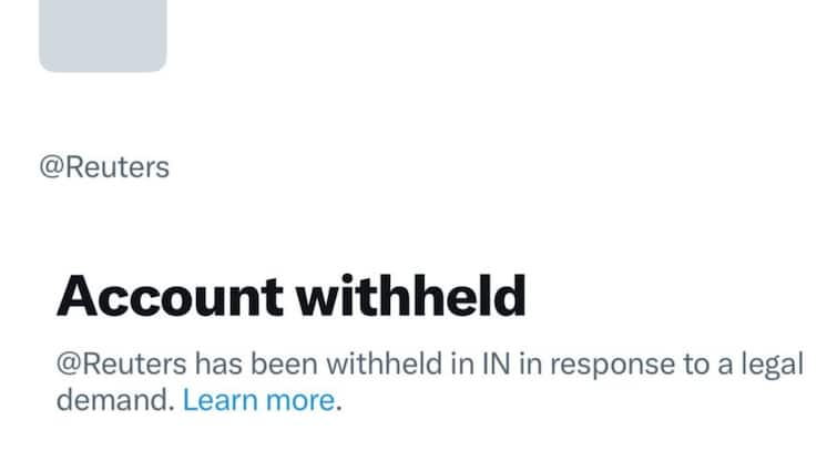 Reuters’ X Account Withheld In India; No Official Statement Yet