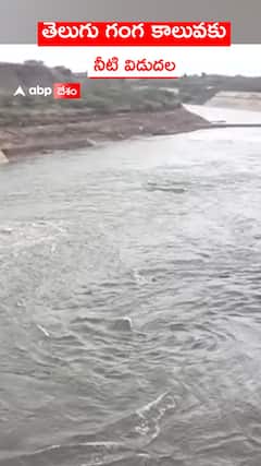Water Released in Telugu Ganga Canal