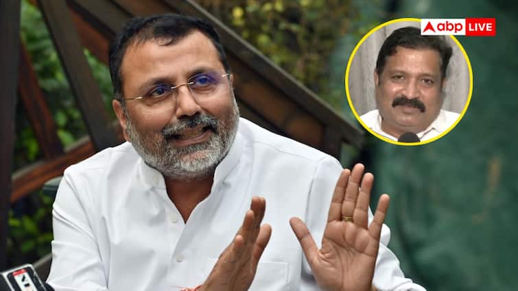 निशिकांत दुबे के बयान पर कांग्रेस प्रवक्ता बोले, 'तुझमें देवेंद्र फडणवीस को उठाकर पटकने की ताकत है?' Congress Atul Londhe Patil On BJP MP Nishikant Dubey statement on Marathi langugae row निशिकांत दुबे के बयान पर कांग्रेस प्रवक्ता बोले, 'तुझमें देवेंद्र फडणवीस को उठाकर पटकने की ताकत है?'
