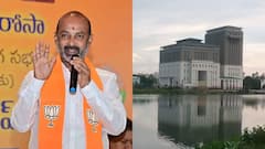 చెరువులో కట్టిన ఒవైసీ కాలేజీని ఎందుకు కూల్చడం లేదు? ప్రభుత్వానికి బండి సంజయ్ సూటిప్రశ్న