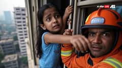 4-Year-Old Pune Girl Saved By Firefighter After Hanging From Building Window In Katraj