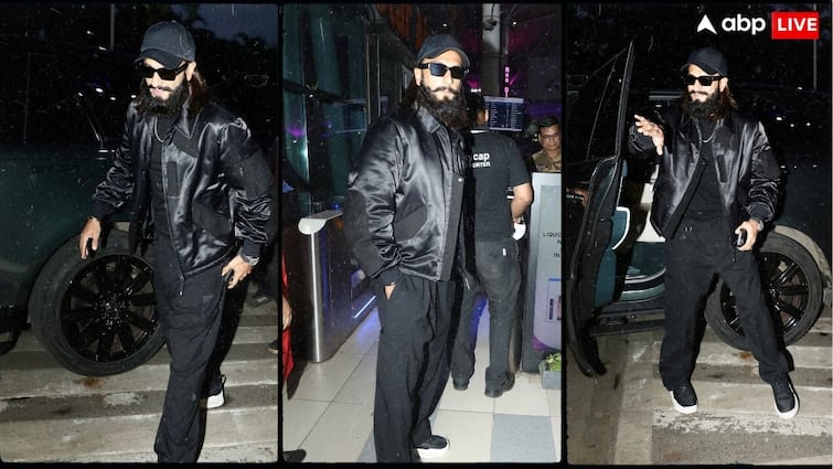 Ranveer Singh Airport Look: ऑल ब्लैक लुक में एयरपोर्ट पहुंचा ‘धुरंधर’, स्वैग से दिए पैपराजी को पोज