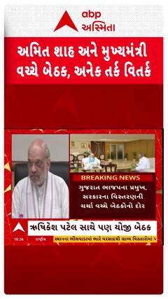 Amit Shah Meeting With Gujarat CM : અમિત શાહ અને મુખ્યમંત્રી વચ્ચે બેઠક, અનેક તર્ક વિતર્ક શરૂ