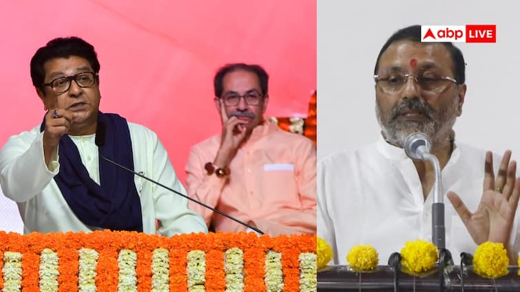 निशिकांत दुबे का ठाकरे ब्रदर्स पर निशाना, 'पैसा कहां से लाते हो भाई, ठाकरे होश में आओ...' BJP MP Nishikant Dubey hon Uddhav Thackeray and Raj Thackeray made several allegations including corruption निशिकांत दुबे का ठाकरे ब्रदर्स पर निशाना, 'पैसा कहां से लाते हो भाई, ठाकरे होश में आओ...'