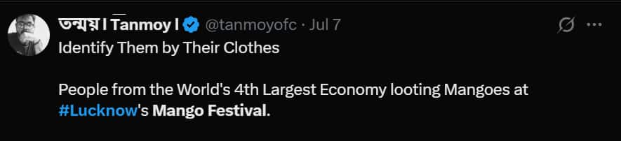 Lucknow Mango Exhibition Visitors Loot Fruits On Display, Viral Video Shows Utter Chaos