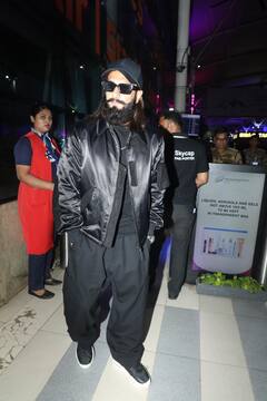 Ranveer Singh Airport Look: ऑल ब्लैक लुक में एयरपोर्ट पहुंचा ‘धुरंधर’, स्वैग से दिए पैपराजी को पोज