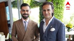 এক দশক পরে উইম্বলডনে বিরাট কোহলি, তাড়িয়ে তাড়িয়ে উপভোগ করলেন জকোভিচের ম্য়াচ