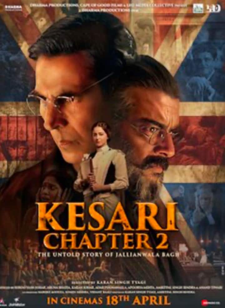 Kesari Chapter 2 (Hindi): c. In the drama of this historic court, Akshay Kumar, R. Madhavan and Ananya Pandey are included. Originally under the title Shankara, the film was converted to Kesari Chapter 2 before its release and has earned Crore 142 crores globally.