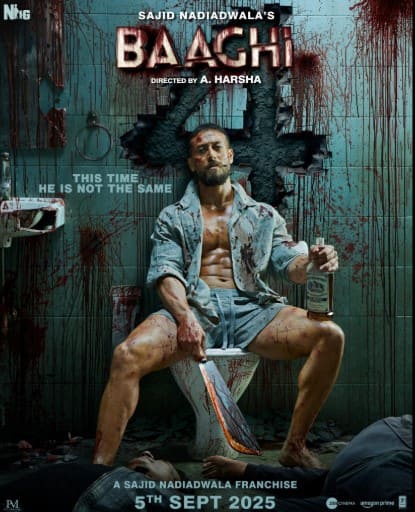 Baaghi 4: Baaghi franchise returns with its dark chapter yet. A. Directed by Harsh, who starts his Hindi, the action thriller star Tiger Shroff again explained his role as Ronnie. Sanjay Dutt, Sonam Bajwa, and Miss Universe 2021 Harnaz Sandhu (at the beginning of her film) scored the actors. The film was released on 5 September 2025.