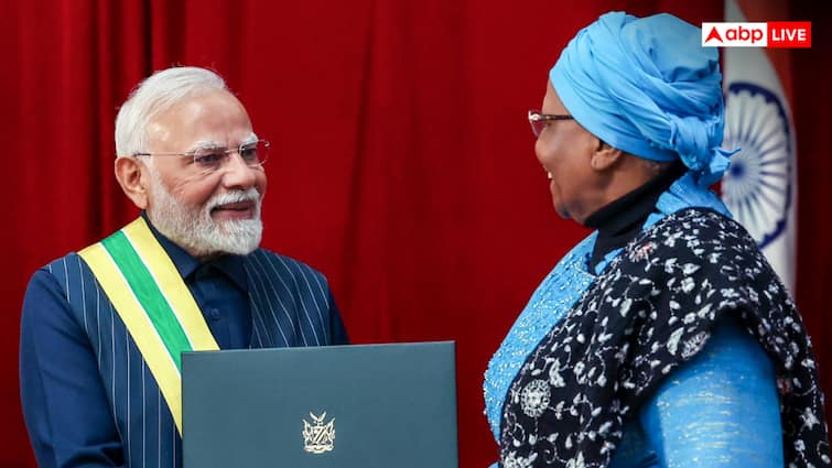 PM मोदी को नामीबिया ने दिया अपना सर्वोच्च नागरिक सम्मान, बीते 7 दिनों में 4 देशों ने किया सम्मा