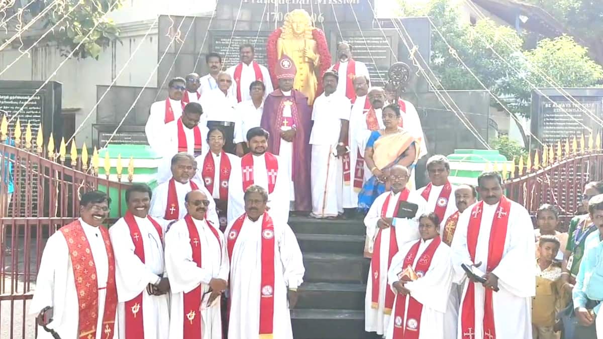 லண்டனில் உள்ள சீகன் பால்கு தமிழில் அச்சிட பைபிளை தரங்கம்பாடிக்கு கொண்டு வர வேண்டும் - பேராயர் கிரிஸ்டியன் சாம்ராஜ்