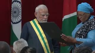 WATCH: PM Modi Conferred With Namibia’s Highest Civilian Honour ‘The Order Of The Most Ancient Welwitschia Mirabilis’