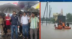 नागपूरमध्ये मुसळधार पाऊस, रस्त्यांना नद्यांचं स्वरूप, कोट्यवधींचा पंप हाऊसही ठरला शो-पीस! जिल्हाधिकारी ग्राऊंड झिरोवर