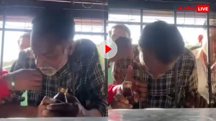 दारू का चक्कर बाबू भैया…शख्स ने ठेके की ग्रिल में फंसा ली अपनी मुंडी, निकालने में छूटे पसीने