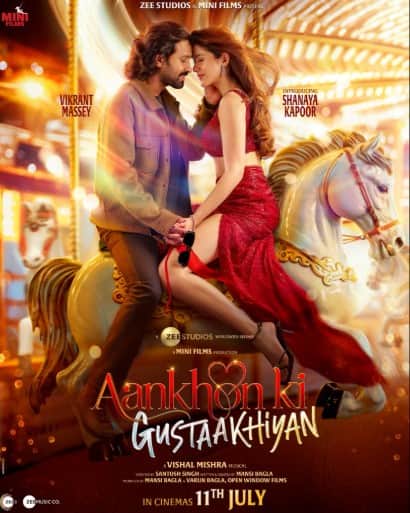 Ankhon Ki Gustaakhiyan: Short story of Ruskin Bond The Eyes Have It, Vikrant Massey adapted as a blind musician in this Hindi romantic drama and introduced Shanaya Kapoor in her first role. Directed by Santosh Singh, the film will be released on July 11, 2025, and is expected to be a poignant love story with literary roots.