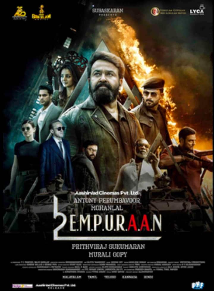 L2: Empuran: Directed by Prithviraj Sukumaran, this action-pack sequel for Lucifer's stars Mohanlal and IMAX and EPIQ became the first Malayalam film to be released in formats. Released on March 27, L2: Empuraan has been a global success, which has earned and earned 268 crores - which includes ₹ 144 crore from abroad.