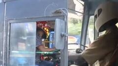 WATCH: Kerala Govt Bus Driver Wears Helmet While Driving Amid Bharat Bandh Chaos