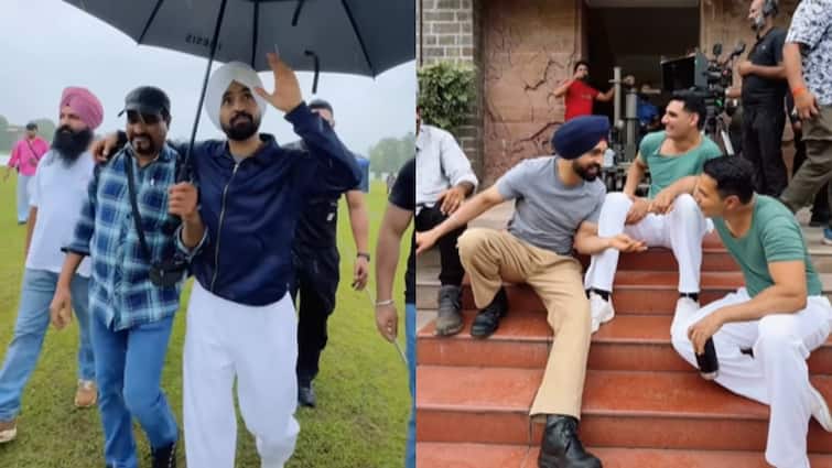 ‘बॉर्डर 2’ के सेट पर हुई बारिश तो दिलजीत दोसांझ ने स्टार कास्ट संग की जमकर मस्ती, देखें वीडियो