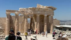 Acropolis Shut For Hours, Outdoor Work Banned As Heatwave Bakes Greece
