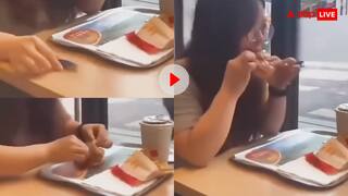 Watch: बर्गर में रखा कॉकरोच... और खा गई लड़की! वायरल वीडियो ने सोशल मीडिया पर मचाई घिन और सनसनी