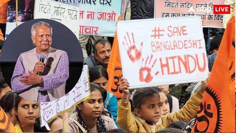 बांग्लादेश: 330 दिनों में हिंदुओं के खिलाफ सांप्रदायिक हिंसा के 2442 मामले, यूनुस बने धृतराष्ट