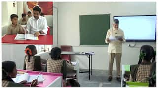 Andhra Pradesh PTM 2.0:ఉపాధ్యాయుడిగా మారిన సీఎం చంద్రబాబు- విద్యార్థులతో కలిసి పాఠాలు విన్న లోకేష్‌- ఏపీలో మెగా పీటీఎం 2.0లో ఆసక్తికర సీన్ 