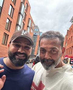 इंग्लैंड में दिखी क्रिकेट-बॉलीवुड की जुगलबंदी, रोहित शर्मा की इस दिग्गज अभिनेता संग फोटो हुई वायरल