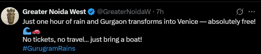 Gurugram Floods: One Hour Of Rain Transforms Gurugram Into 'Venice' | WATCH