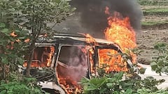 गया में पुलिस की गाड़ी से कुचल कर शख्स की मौत, ग्रामीणों ने वाहन फूंका पथराव भी किया, 2 पुलिसकर्मी घायल