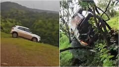 Stunt For Reel Goes Wrong As SUV Falls Into 300-Foot Ditch In Maharashtra, Driver Injured: Video