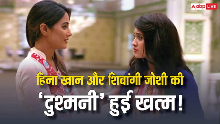 दुश्मनी भूल हिना खान-शिवांगी जोशी ने लूटाया एक दूसरे पर प्यार, कभी था 36 का आंकड़ा