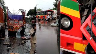 Mumbai Accident news: मुंबईत बेस्ट बस आणि ट्रकचा मोठा अपघात, जोरदार धडकेत 6 प्रवासी गंभीर जखमी