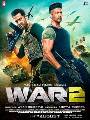 तीसरे नंबर पर ऋतिक रोशन की फिल्म वॉर 2 है, जो कुली के साथ ही 14 अगस्त को सिनेमाघरों में उतरेगी. इस फिल्म में ऋतिक रोशन के साथ जूनियर एनटीआर भी नजर आएंगे, तो ये बात तो जाहिर है कि इस फिल्म में जबरदस्त धमाका देखने को मिलेगा.