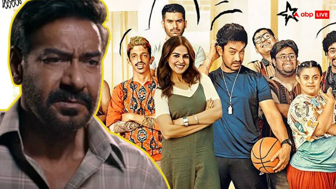 sitaare zameen par breaks ajay devgn raid 2 collection record worldwide aamir khan movie creates history on fourth saturday 'सितारे जमीन पर' को धाकड़ कमाई करवाते-करवाते आमिर खान कर बैठे अजय देवगन का नुकसान!