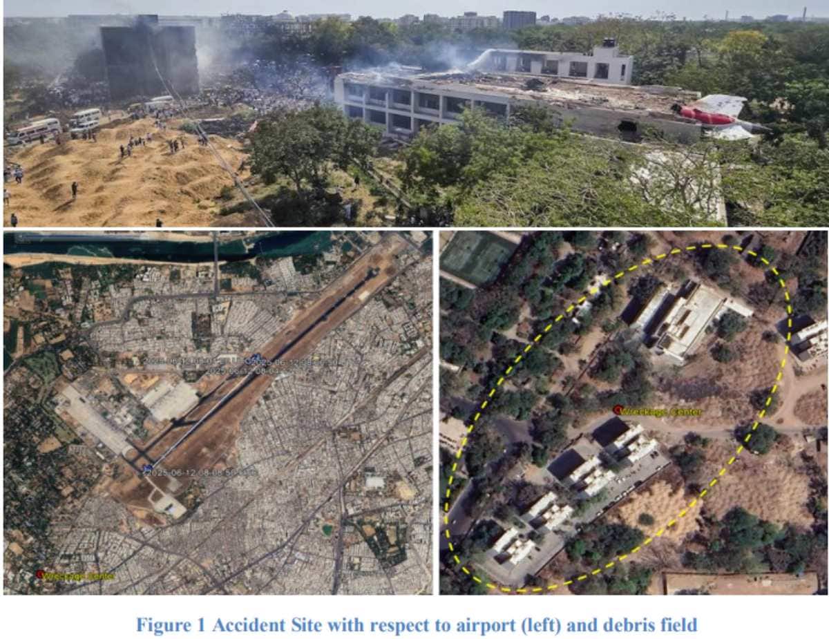 सिर्फ एक सेकेंड में RUN की जगह कैसे CUTOFF हो गए दोनों इंजन... एअर इंडिया प्लेन हादसे की रिपोर्ट की 10 बड़ी बातें