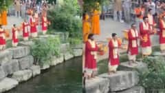 'Ganga Aarti' On Canada’s Credit River Triggers Online Backlash: 'Next Chatth Puja At Niagra' — Video