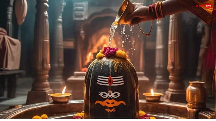 The fifth tilak of sandalwood is applied on the shower of Shivling. Where there is water flow. It is said that it helps to relieve suffering.