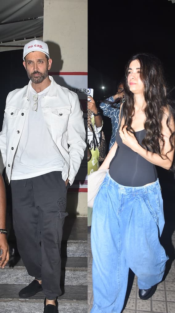 जुहू के PVR के बाहर स्पॉट हुए ऋतिक रोशन और सबा आजाद, फैंस हुए दीवाने