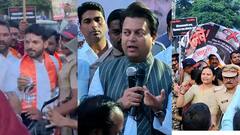 हे लातूर हाय पिल्लू.... आमदार अमित देशमुखांचा टोला, काँग्रेस आणि भाजपचे कार्यकर्ते भिडले