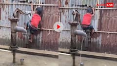 टेक्नोलॉजिया... बच्चे ने हैंडपंप से पानी भरने का लगाया ऐसा जुगाड़, यूजर्स बोले - बड़ा खतरनाक है भाई; देखें वीडियो