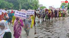 रेवाड़ी में अस्पताल के लिए भगवानपुर गांव के लोगों का पैदल मार्च, सरकार को अल्टीमेटम