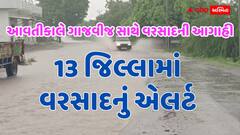 આવતીકાલે રાજ્યના 13 જિલ્લામાં મેઘતાંડવ: ગાજવીજ સાથે વરસાદ તૂટી પડશે, હવામાન વિભાગનું એલર્ટ જાહેર
